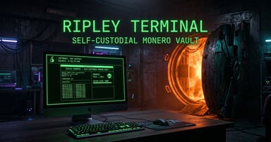 Ripley Terminal | Self-Custodial Monero Desktop Wallet