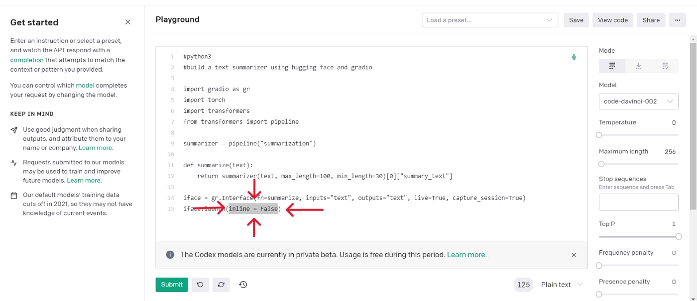 How-To Guide: Use OpenAI Codex and Hugging Face to build a Text ...