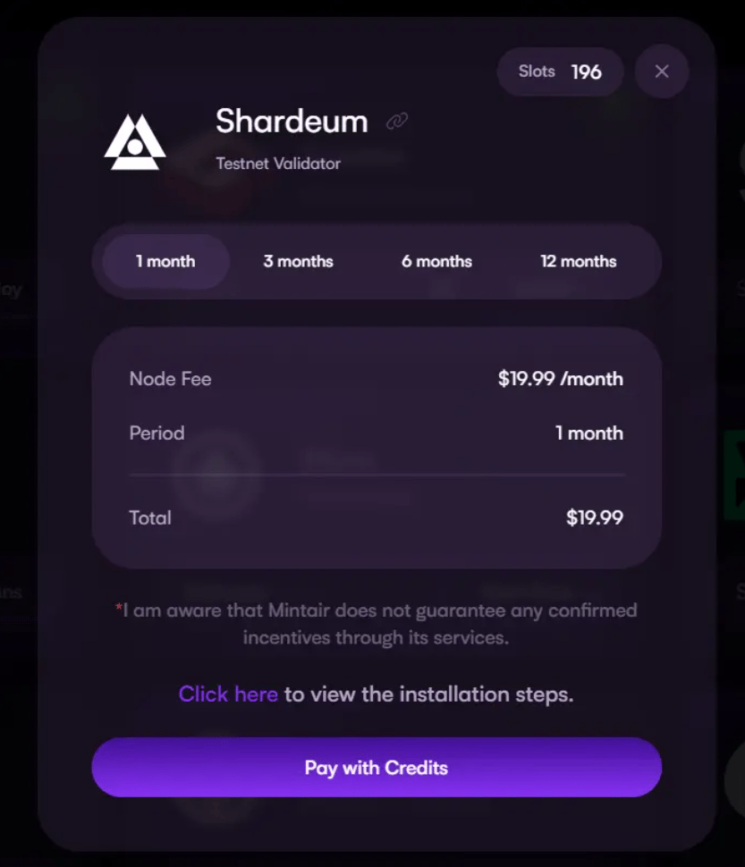 Running a Shardeum Node with Mintair: A Step-by-Step Guide