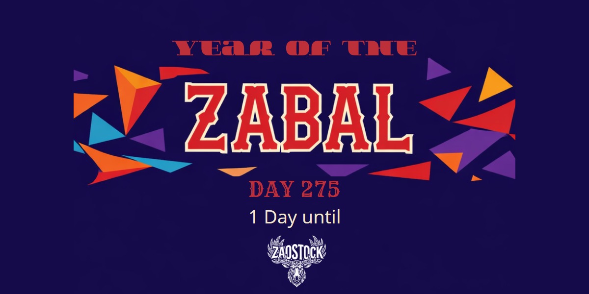 Cover image for Year of the ZABAL - Day 275