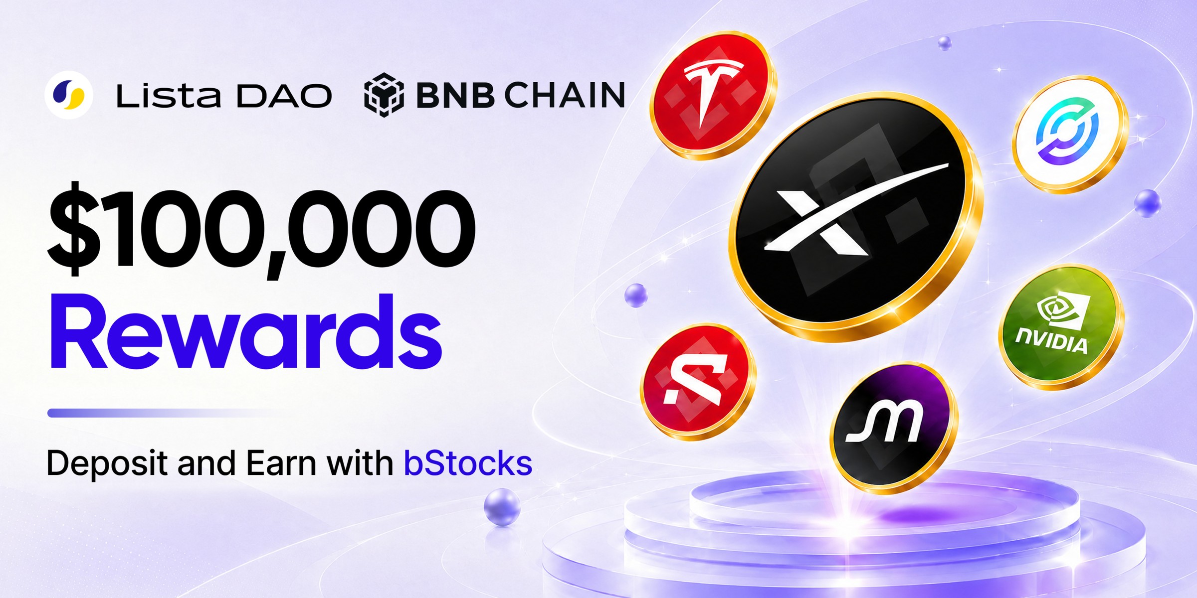 Cover image for Deposit bStocks Now & Split $100K