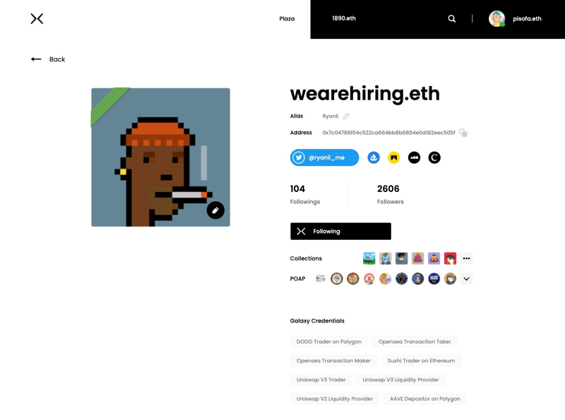 Profile Page