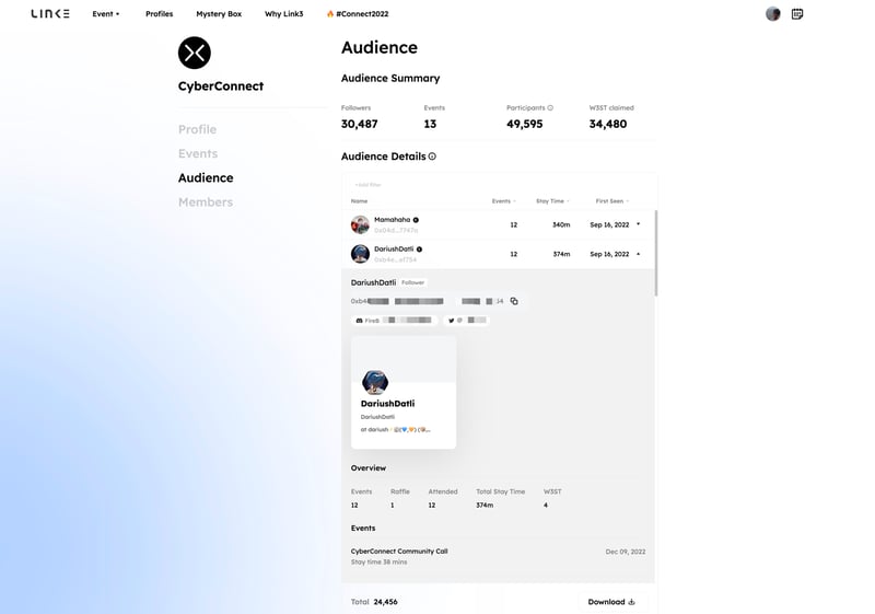 Link3 Org Audience Analysis