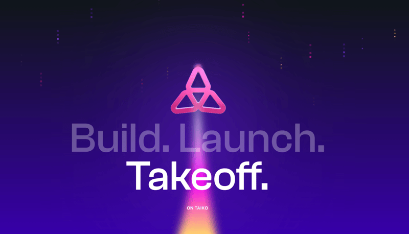 Build. Launch. Takeoff.