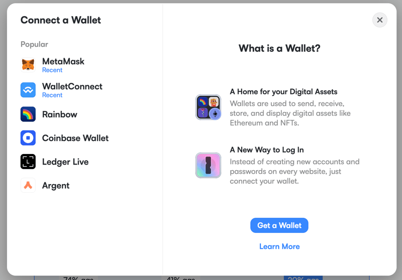 Ledger and Argent support