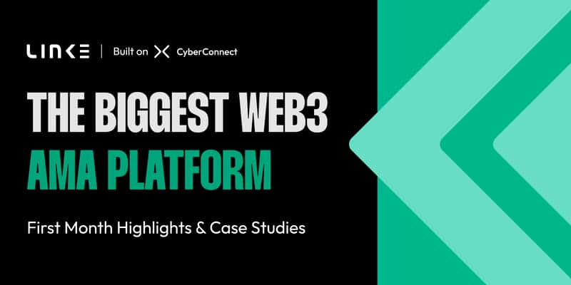 Cover image for Link3 - The Biggest Web3 AMA Platform - First Month Highlights & Case Studies