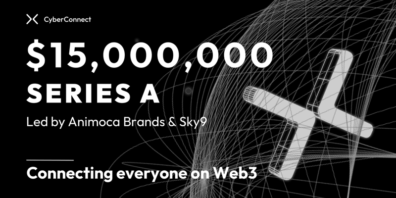 Cover image for CyberConnect Raises $15M Series A to Further Build the Decentralized Social Graph Protocol