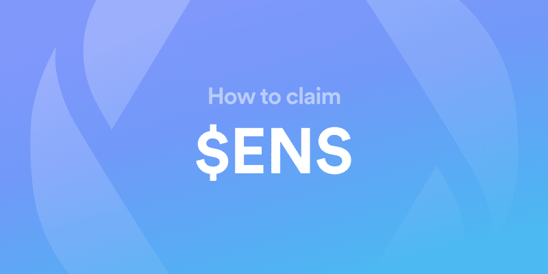 Cover image for $ENS Now Available for Claiming