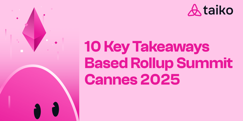 Cover image for 10 Takeaways from the Based Rollup Summit – Cannes 2025