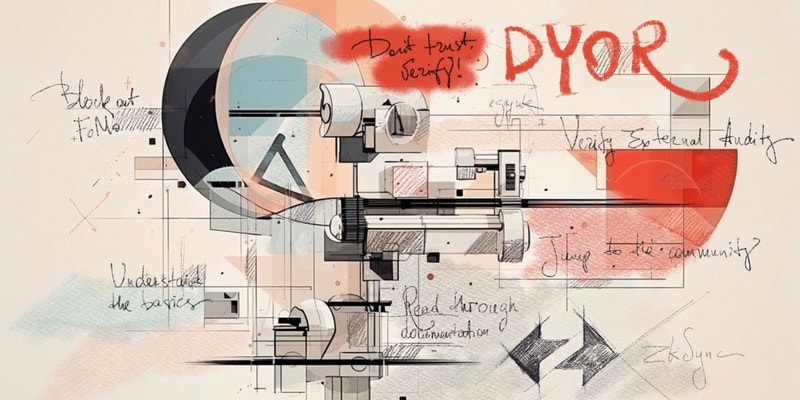 Cover image for DYOR: Don’t Trust, Verify!
