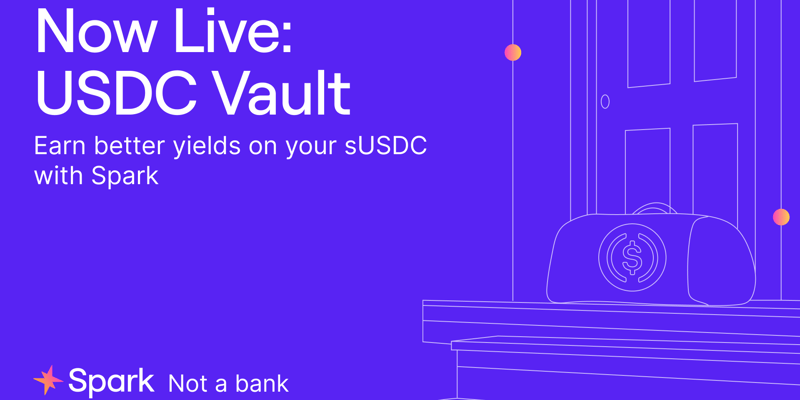 Cover image for Introducing the USDC Savings Vault: Earn with sUSDC