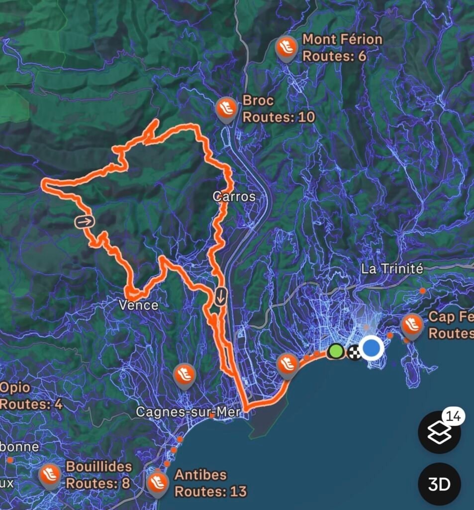 Cover image for Le col de Vence — testing the Ironman cycling course in Nice