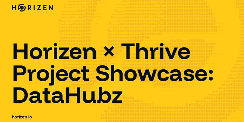 Cover image for Horizen x Thrive Project Showcase: DataHubz