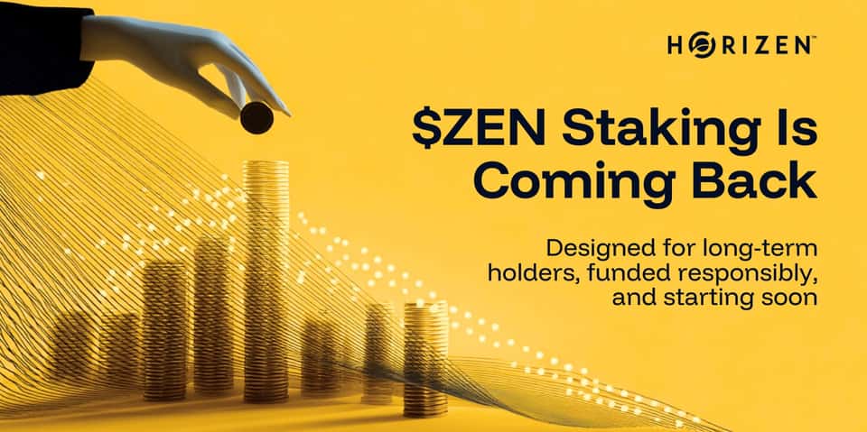 Cover image for $ZEN Staking is Back on Horizen