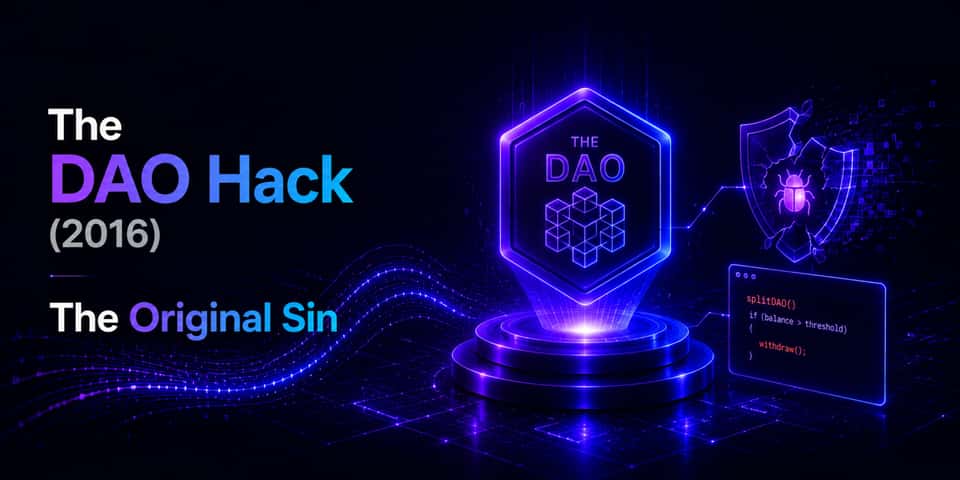 Cover image for The DAO Hack (2016) - The Original Sin