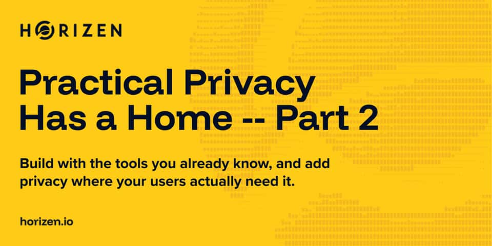 Cover image for Practical Privacy Has a Home -- Part 2