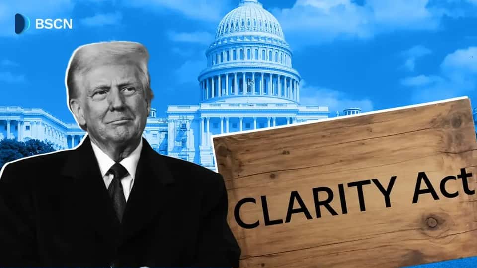Cover image for BSCN Debrief: CLARITY Act Reaches the One-Yard Line, Whales Stack ETH and XRP, Robinhood Opens Brokerage to AI Agents